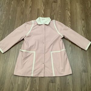 Vintage Sears The Fashion Place Jacket Womens 16 1/2  Snap Front Pockets -Read